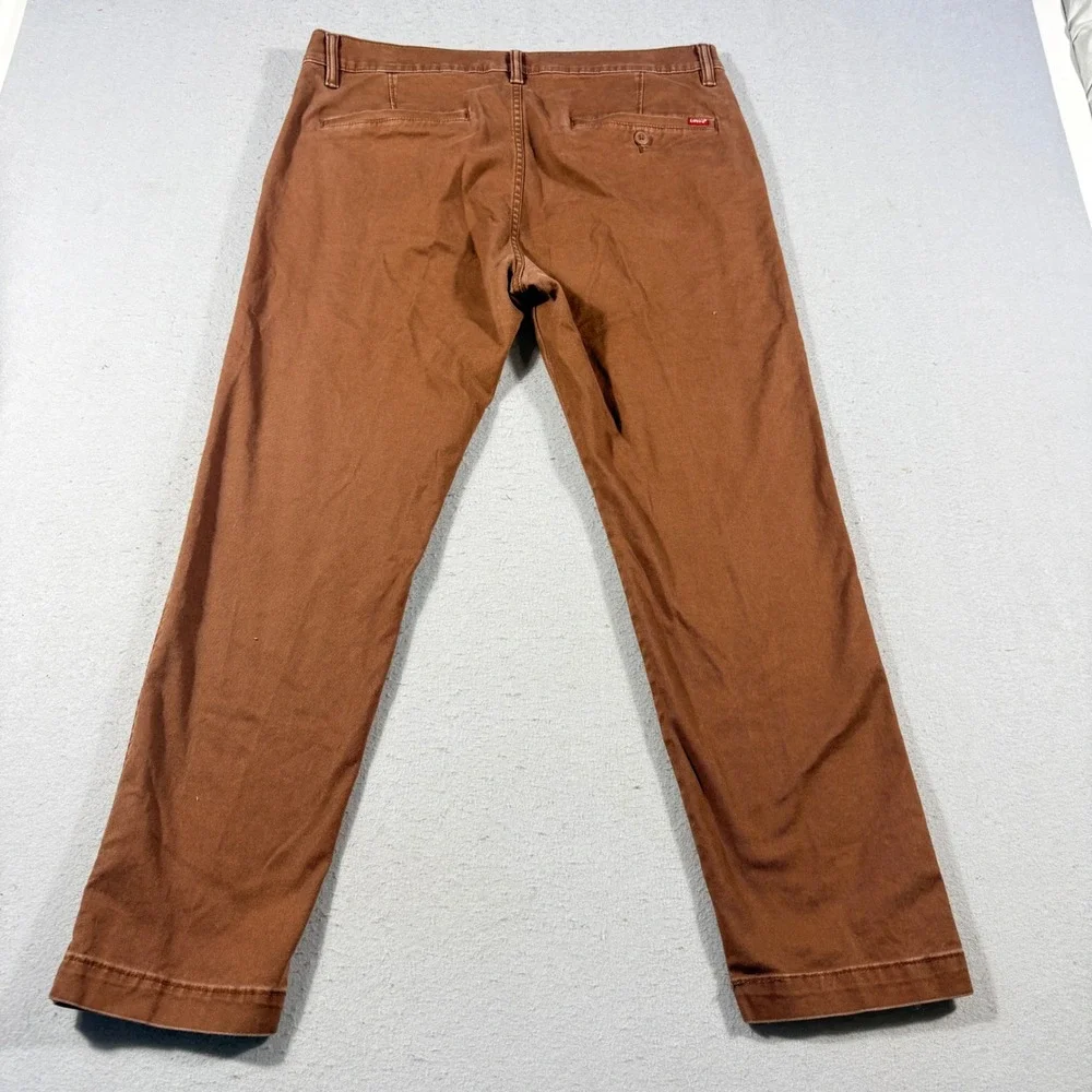 Levis XX Chino Standard Taper Brown Tobacco Pants 36x30 85226-0184